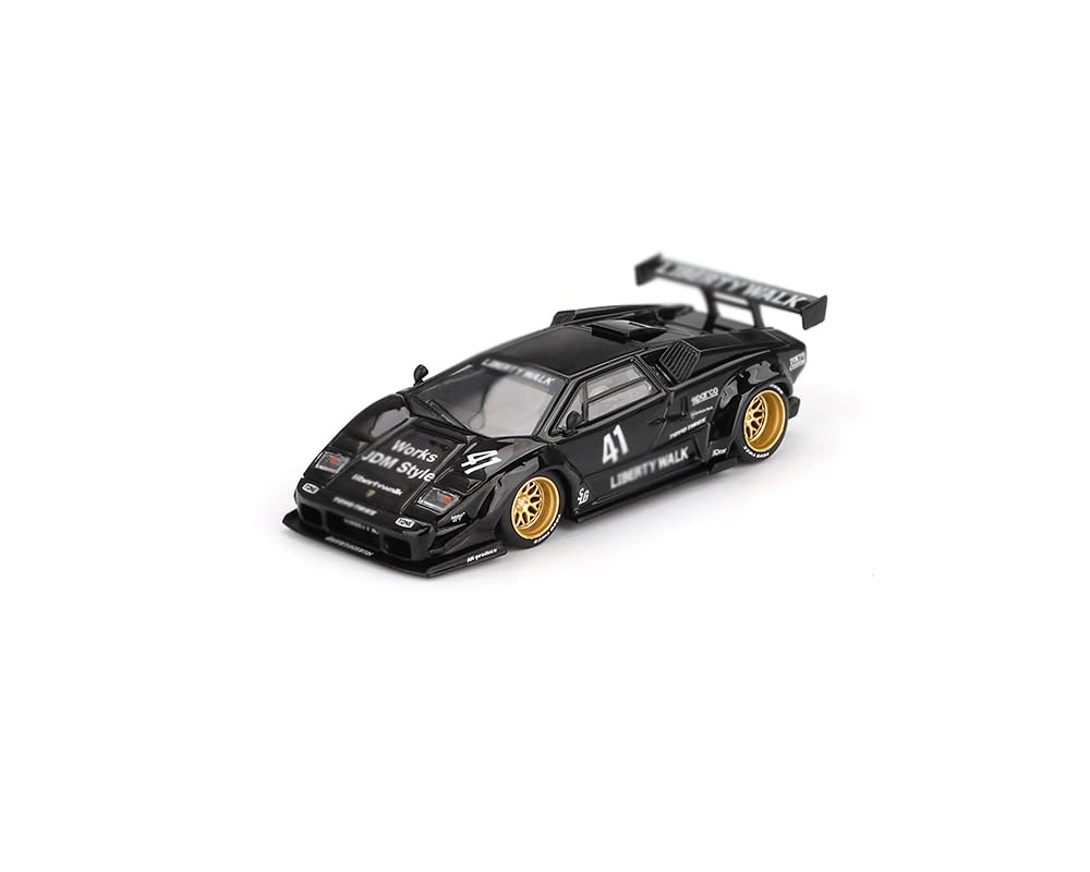 Amazon.com: MINI GT Countach L B - Works #41 Black Limited Edition